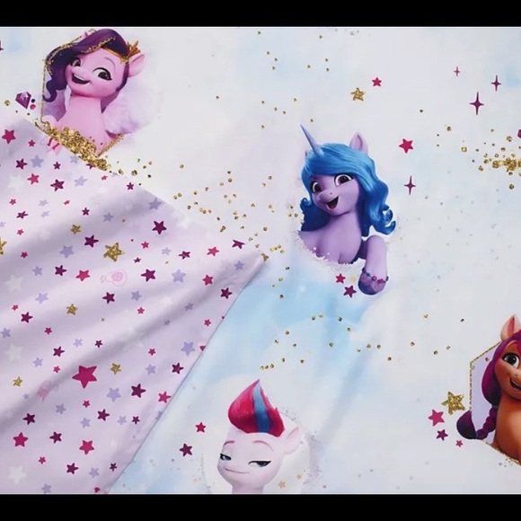 NWT My Little pony Full size sheet comforter set sheets bedspread kids birthday - Picture 8 of 10